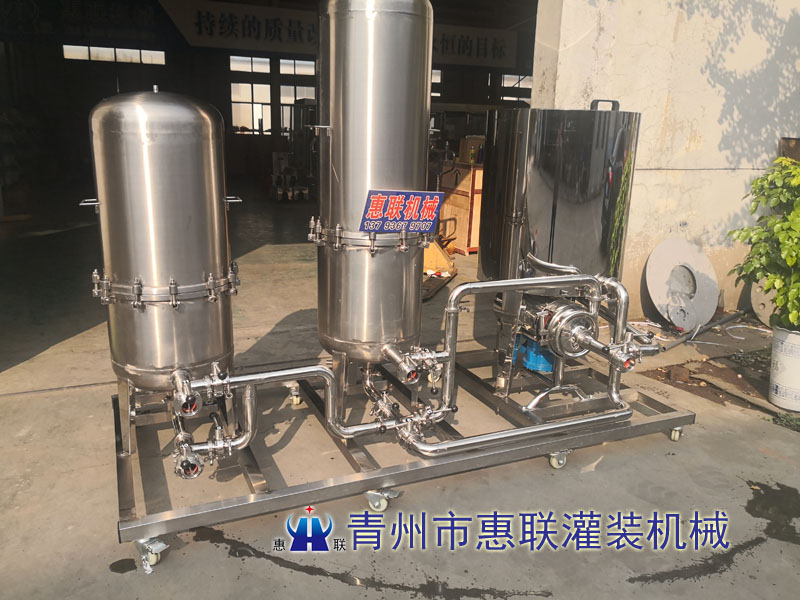 白酒硅藻土粗精过滤一体机 白酒硅藻土粗精过滤一体机